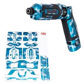 WRAPGRADE Custom Wrap for Makita TD022D (Caribbean Blue Dot Camo)