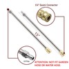 Biswing 15" Pressure Washer Stainless Steel Surface Cleaner with 3
