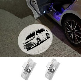Obaiwanmg LED Car Door Projector Courtesy Lights Ghost Shadow Welcome Lamp Accessories Compatible with Toyota Sienna 2021 2022 2023 2024 Accessories (2Pack)