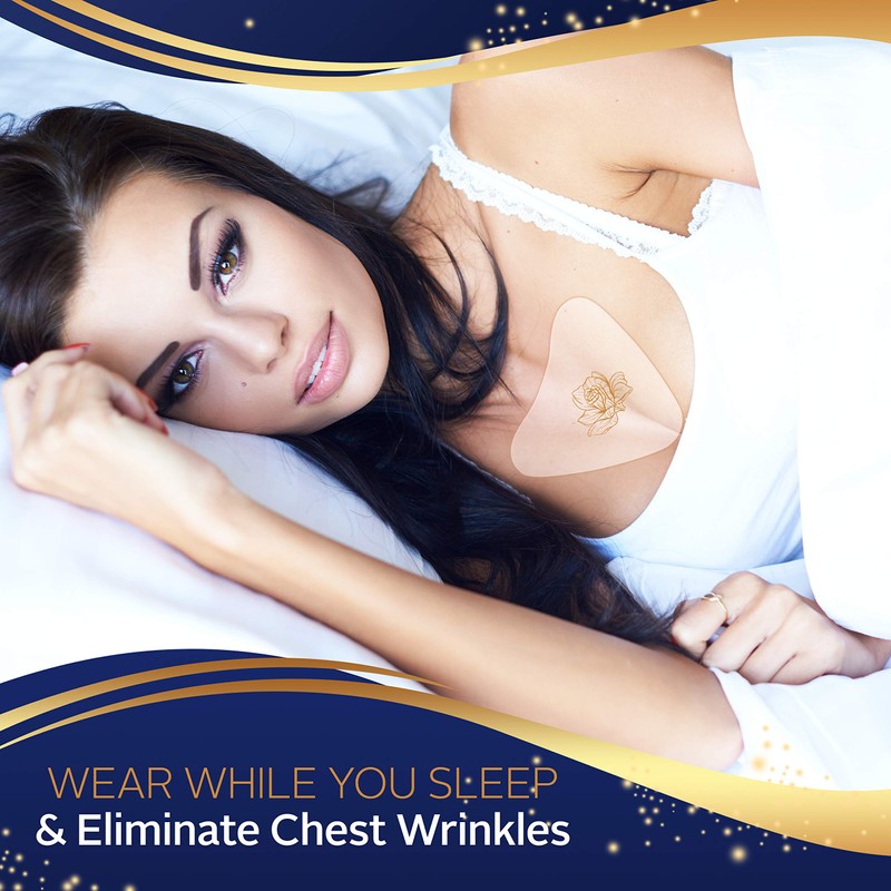 PureSkin Chest Wrinkle Pads-3 PACK-Decollete Anti Wrinkle Chest Pads |