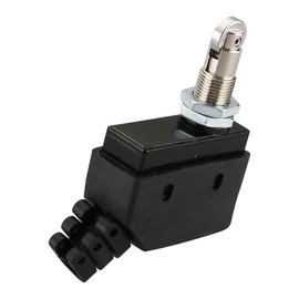 BAOMAIN Micro Limit Switch TM-1308, Panel Mount Roller Plunger Actuator, 1NO+1NC SPDT, 15A 250VAC Heavy Duty Industrial Position Switch, IP65 Waterproof