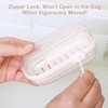 Travel Soap Dish with Lid Draining Soap Bar Holder Soap