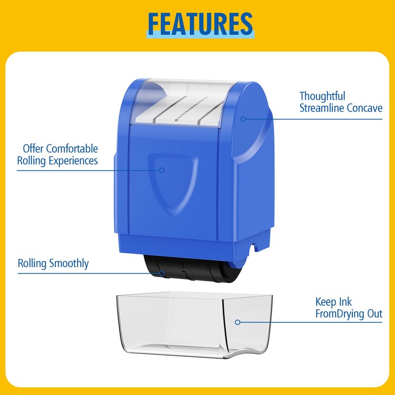Dashed Handwriting Lines Practice Roller Stamp Parents and Teachers Roller