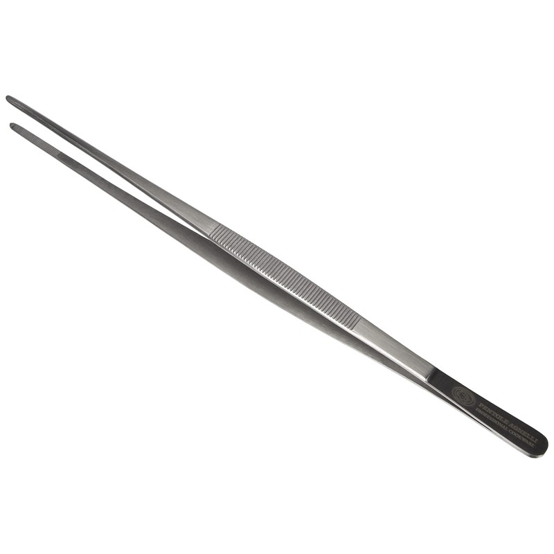 Pentole Agnelli Stainless Steel Chef's Pincers, Length 30 Cm.