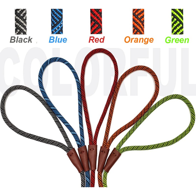 Mycicy Durable Rope Slip Lead Dog Leash, 1/2" and 1/4"