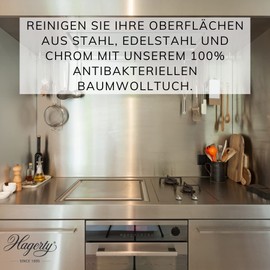 Hagerty White Metal Duster, 100% Cotton Cloth for Cleaning Stainless Steel, Polishing Cloth, Cotton Cleaning Cloth, Anti-Tarnish Effect, For White Metal Items