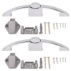 2 Set Push Button Latch Cabinet Lock Cupboard Knob Latch