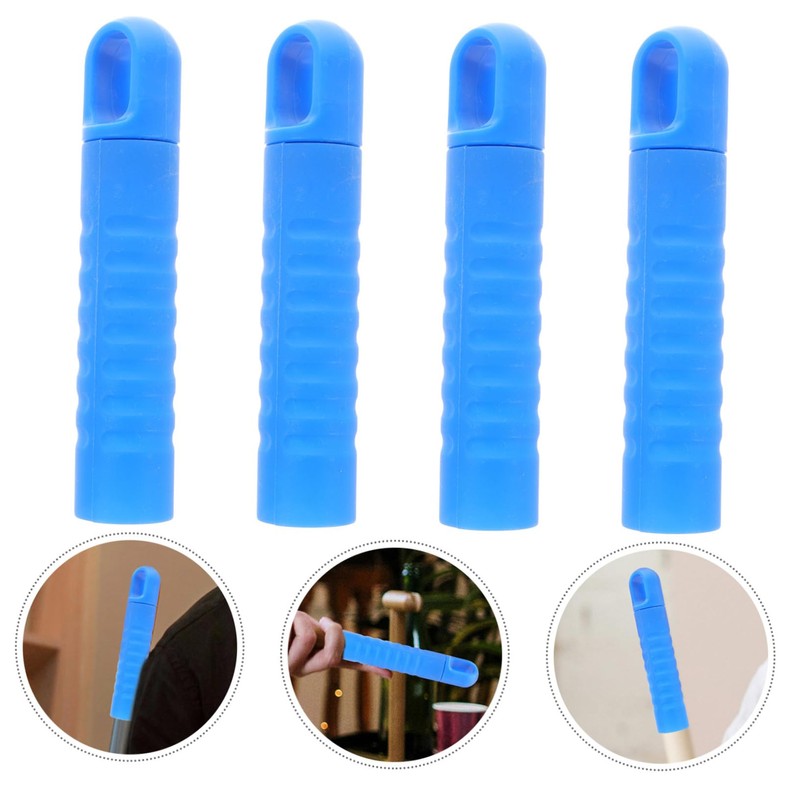 SOLUSTRE Pack of 4 Broom Handle Cover Broom Accessories Broom