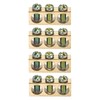 sourcing map 4 Pcs Terminal Ground Bar, 3 Positions Screw