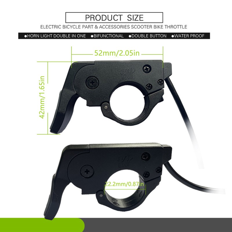 Thumb Throttle Electric Bicycle Thumb Accelerator Bike Speed Control Finger