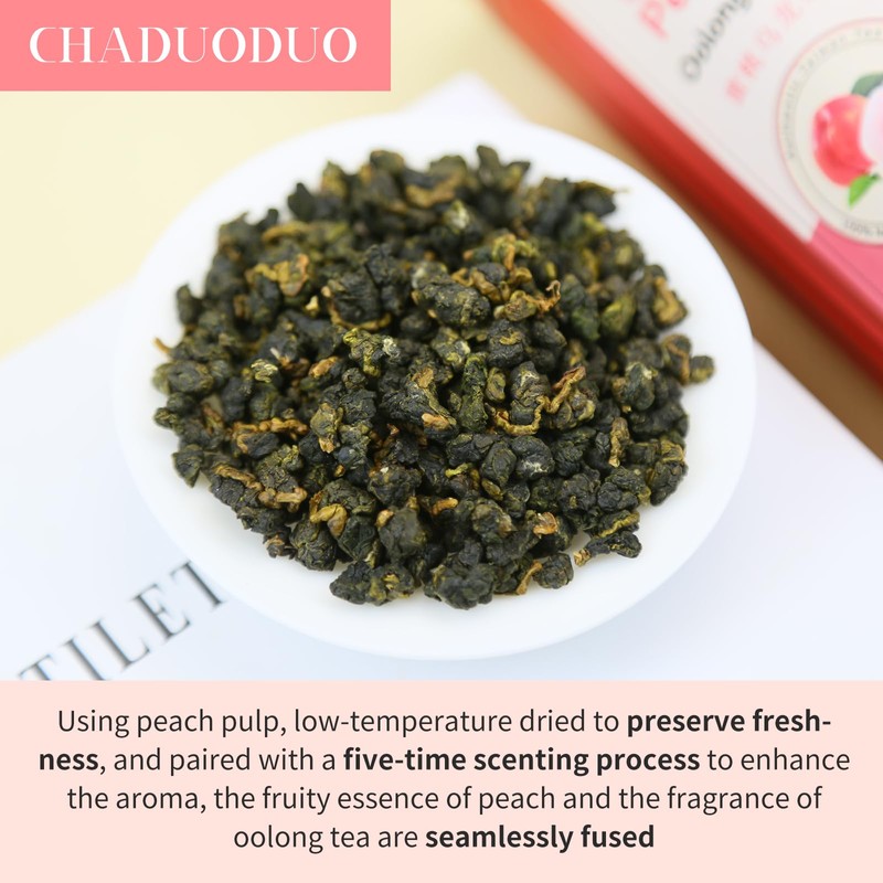 Chaduoduo White Peach Tea Peach Oolong Tea taiwan oolong tea