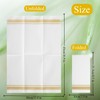 PHUNAT 100-Pack Gold Linen Feel Napkins, 30x43cm (11.8x16.9 Inches) -