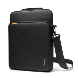 tomtoc 360° Funda para portátil para 15 Pulgadas Nuevo MacBook Air M4/A3241 M3/A3114 M2/A2941 2025-2023, Protección integral, Robusta Funda de Hombro de Cordura Repelente al agua para Portátil con Asa