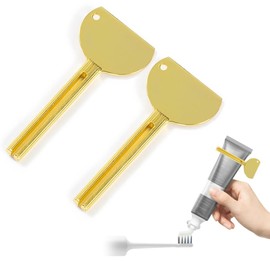 JRYXDS 2 Pieces Tube Squeezer Stainless Steel Tube Squeezer Metal Toothpaste Squeezer To Get Every Last Drop Sustainable Bathroom Accessories