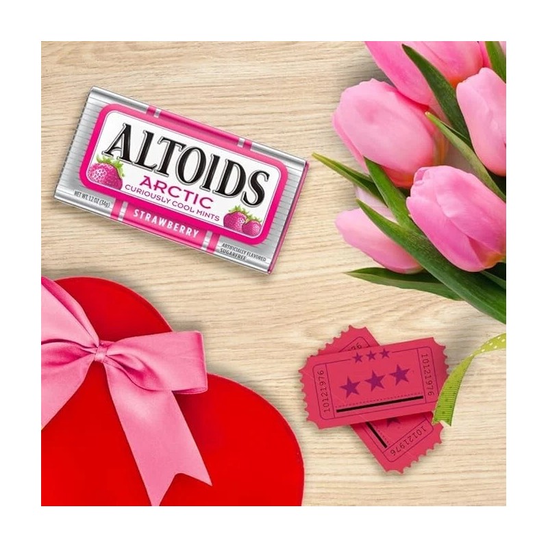 Wrigley's ALTOIDS Arctic Strawberry Breath Mints, 1.2-Ounce Tin - 8