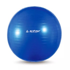 Star Sports 홈트 짐볼 스타스포츠 블루 마사지 레이닝 EB240-07 55cm [mD6177E] Home Exercise Gym Ball Starsports Blue Massage Rebound EB240-07 55cm