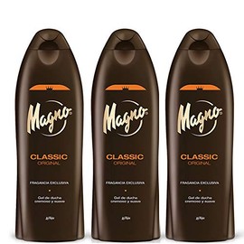 Magno 3 Bottles of Magno Shower Gel 18.3oz./550ml by MAGNO