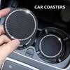 Bling Crystal Car Cup Holder Coaster Engine Start Stop Button