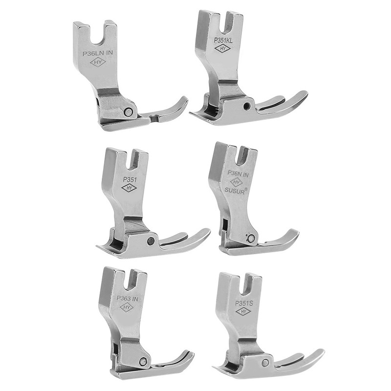 6PCs Presser Foot Single Needle Sewing Machine Accessories Industrial Spare