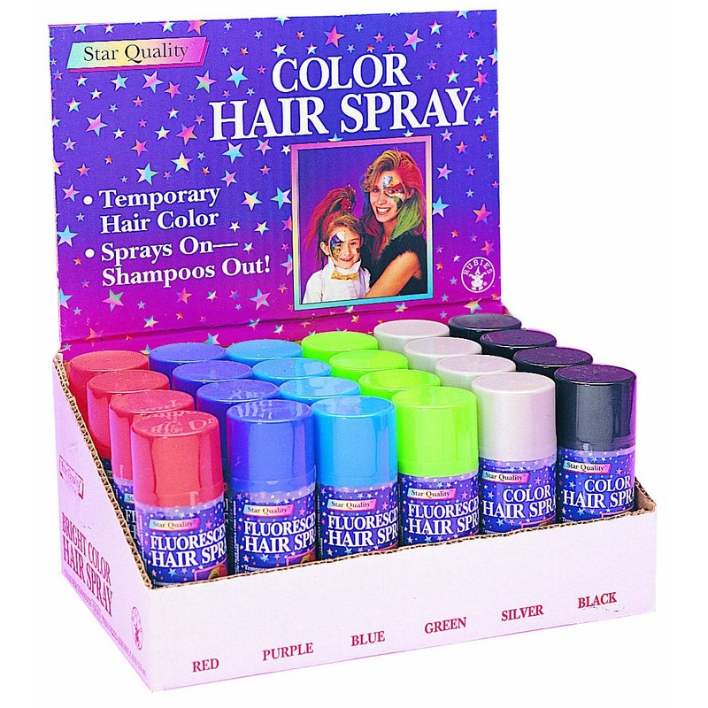 Rubies White Haircolor Costume Hairspray for Adults, Unisex 3 Ounces