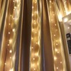 22m String Lights Solar Copper Wire 200LEDs Remote Control Lamp