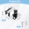 Huiguli Stainless Steel Gutter Mount for Eufy Security SoloCam S340,