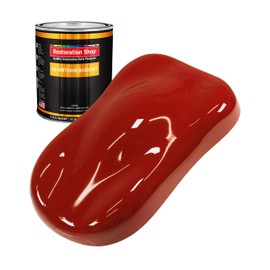 Restoration Shop - Candy Apple Red Urethane Basecoat Auto Paint - Quart Paint Color Only - Professional High Gloss Automotive, Car, Truck Refinish Coating