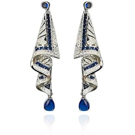 Vintage Satin Stud Earrings,Beautiful Medieval Silk Earrings,Retro Silk Charm Earrings,Christmas Decoration and Encouragement for Women