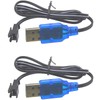 2 PackUniversal 3.7V USB Charger Cable with SM-2P Plug for