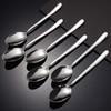 Soup Spoons Stainless Steel Set of 6 Heavy Duty Silverware