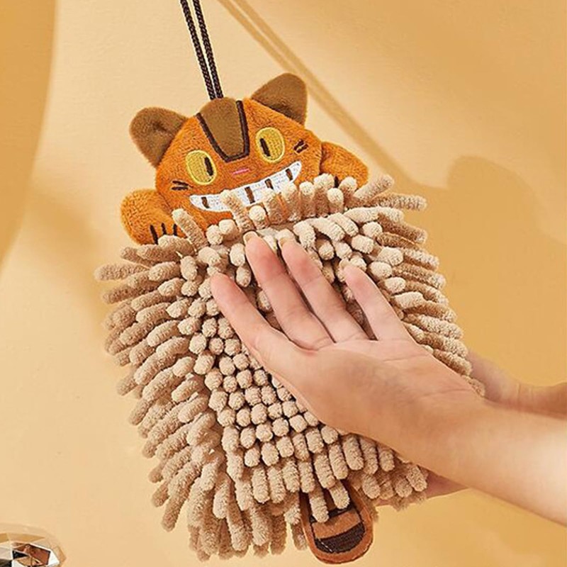 Soulnioi Kitchen Hand Towels, Cute Animal Dish Cloths Microfiber Cleaning