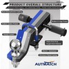 AUTMATCH Trailer Hitch Ball Mount with 2 Inch Hitch Ball