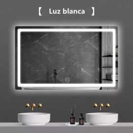 DS Espejo De Baño Con Luz Led Táctil 40x60cm