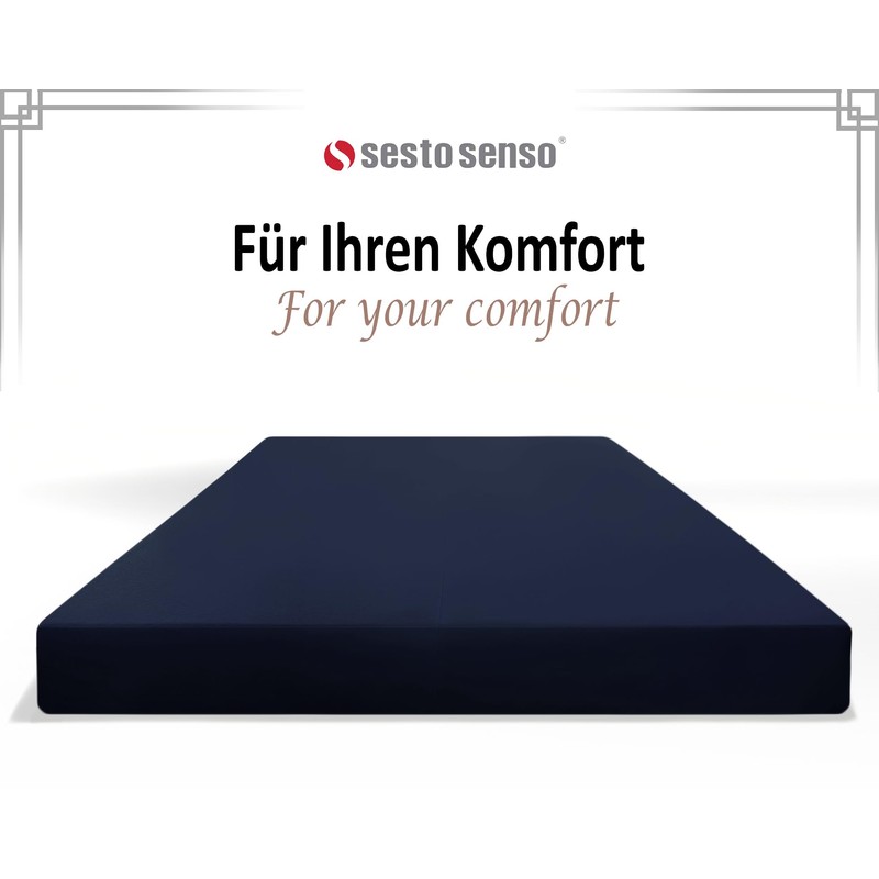 Sesto Senso Jersey Cotton Fitted Sheet 160 x 200 cm