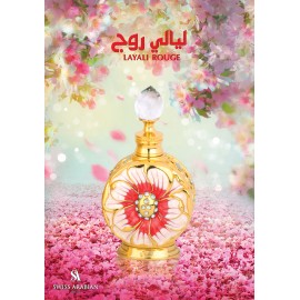 Layali Rouge by Swiss Arabian - Perfume for Women - 0.5 oz Perfume Oil