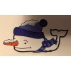 NEW Vineyard Vines Snowman with Hat and Scarf Whale Sticker