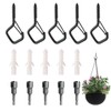 EYVRPAU Pack of 15 Screw Hooks, Stainless Steel with Safety