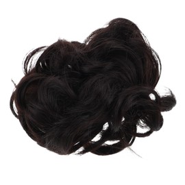 Healvian Women Messy Bun Hairpiece Clip Extension Versatile Hair Accessory for Easy Updos Strong Grip Design for Office Dates and Outdoor Activities