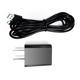 Betterlink Wall Mounted Charging Kit with 5V 1A Universal Portable Travel USB Power Adapter and 6 Feet USB A to C Charging Cable for Charge only