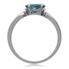 Silvershake 1.31ct. Genuine Oval Shape London Blue Topaz 925 Sterling