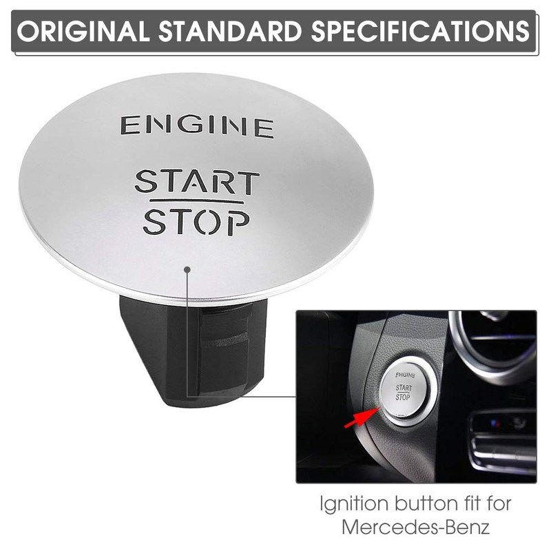 Ejoyous Botón de Arranque Sin Llave, Engine Start Stop Pulsante
