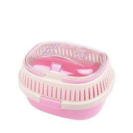 Crystal craft Small Animals, Outing, Cage, Carrying Case, Hedgehog, Kitten, Puppy, Hamster, Chinchilla [Pink]