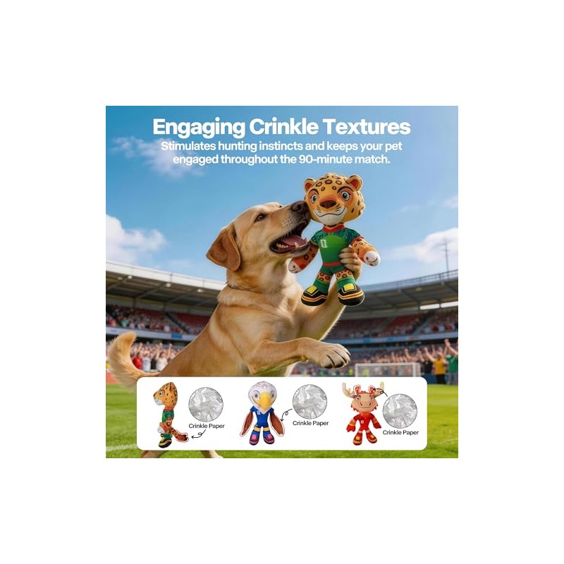 Juguete para Perro FIFA Mascot – Resistente, Interactivo, Ideal para