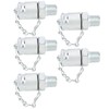 5Pcs Hydraulic Testing Adapter Thread Test Coupling Connectors Pressure Measuring