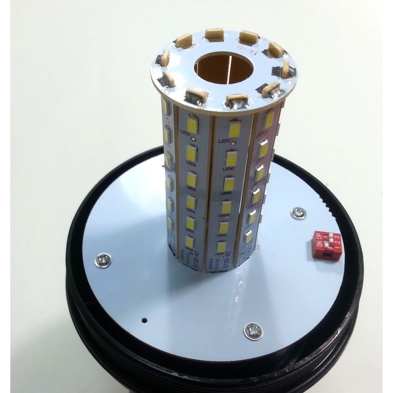 12-24V RECOVERY STROBE AMBER LED LIGHT ORANGE BREAKDOWN DIN POLE