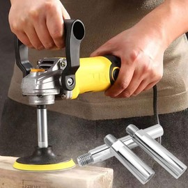 Bestgle 3 Pcs Angle Grinder Extension Shaft Set M5/8-11 Thread Rotary Polisher Extension Connecting Rod 80mm/100mm/140mm Angle Grinder Lengthen Connecting Rods for Polisher Grinding Machine