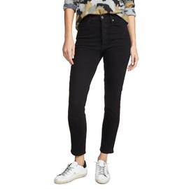 Citizens of Humanity Women's Olivia High Rise Slim Jeans, Sueded Black, 26