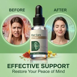 Ear Care Drops with Gentle Natural Extracts for Daily Ear Wellness, Mild & Non-Irritating Ear Care Support Suitable for Daily Use, Comfortable Ear Care Liquid for Men and Women