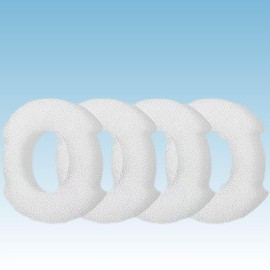EKMOIS 4 Pack Aquarium Fish Tank Filter Sponge Bio Sponge,Replacement Sponge for 5 Gallon Sponge Filter