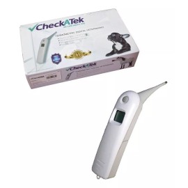 Checkatek TDV01 termometro digital veterinario pantalla Lcd